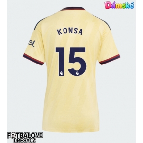 Arsenal Ezri Konsa #15 Dámské Alternativní Dres 2026-27 Krátký Rukáv Arsenal Ezri Konsa #15 Dámské Alternativní Dres 2026-27 Krátký Rukáv